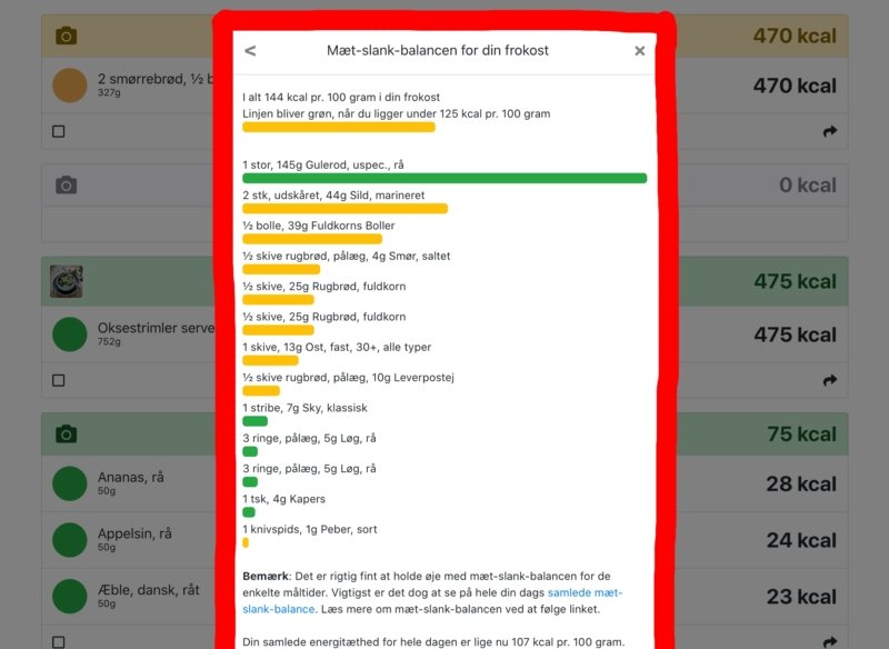 Skærmbillede: Mæt-slank-balancen for de enkelte måltider - Spis dig mæt for få kalorier