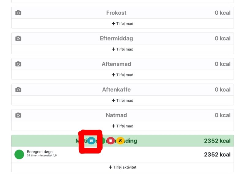 Skærmbillede: Sådan sletter du en aktivitetsliste - Trin 1