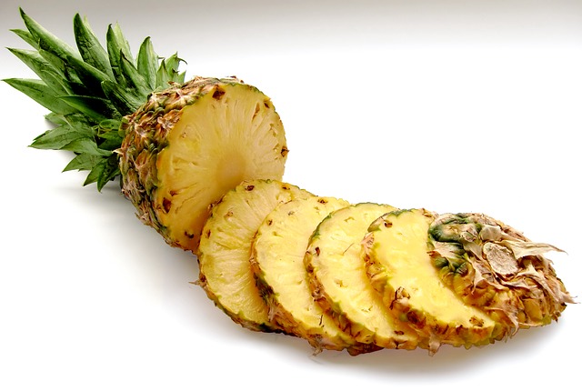 1 skive ananas (80 gram): 44 kcal