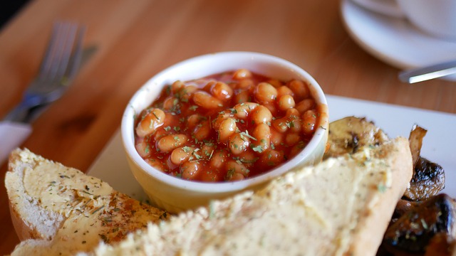 Billede af Baked beans. Se antal kalorier i kalorietabellen herunder.