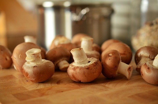 Billede af Champignon. Se antal kalorier i kalorietabellen herunder.