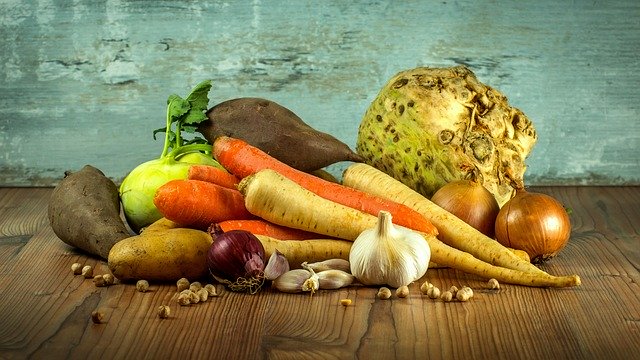 Kalorier i Grove grøntsager (ikke bælgfrugter)