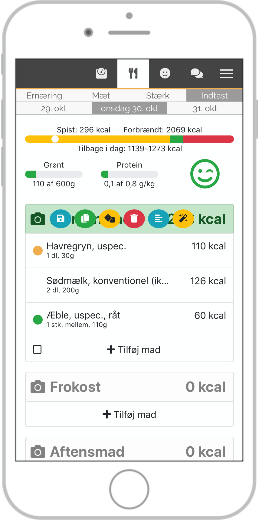 Eksempel på hvordan du gemmer en opskrifter, så den er nemmere at indtaste igen senere.