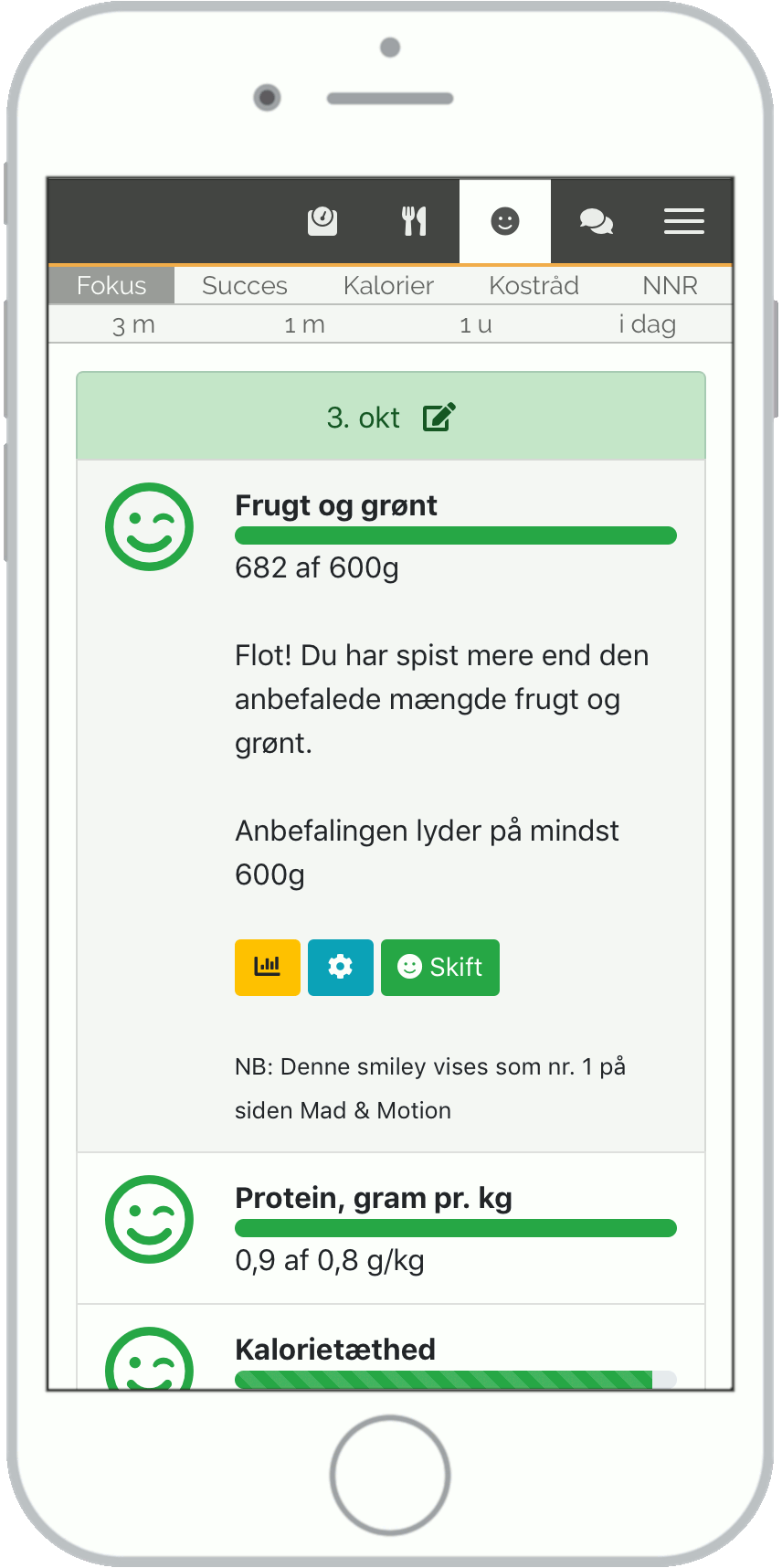 Eksempel på, hvordan du vælger dine fokusområder for din sundhed.